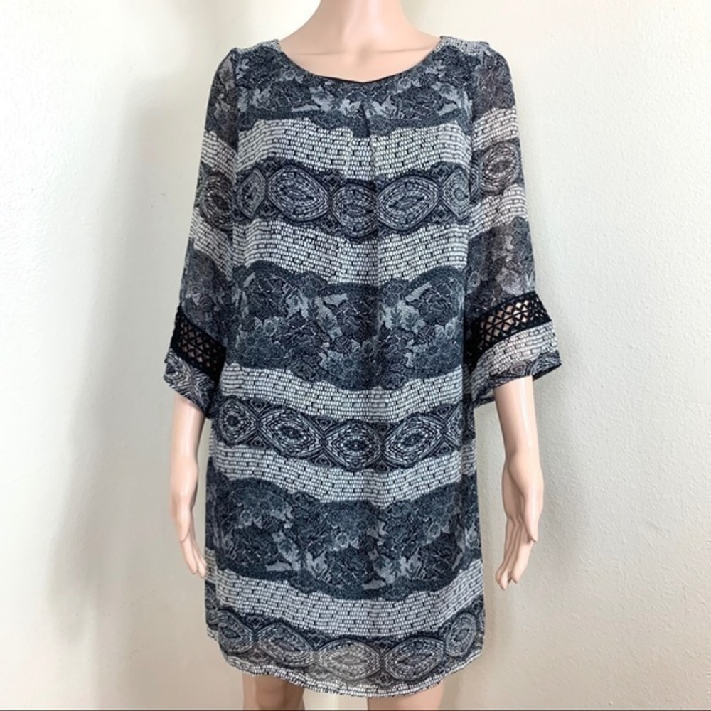 Enfocus Studio Women’s knees Dress Gray Sz 8